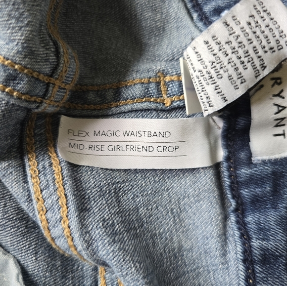 Lane Bryant Mid Rise Girlfriend Crop Jeans Size 22 - Picture 10 of 10